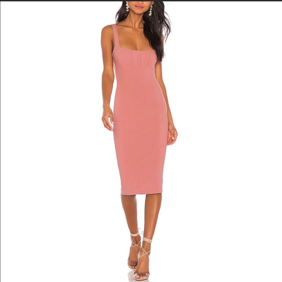 Anthropologie Dresses & Skirts - Anthropologie Capulet Bodycon Dress Vintage Rose M